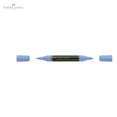 Marker acuarela Faber-Castell Albrecht Durer, albastru ultramarin 120, varf dublu pensula si fetru, pentru schite si pictura [4]