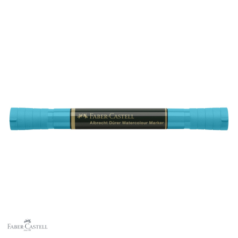 Marker acuarela Faber-Castell Albrecht Durer, cobalt turcoaz 153, varf dublu pensula si fetru, pentru schite si pictura [3]