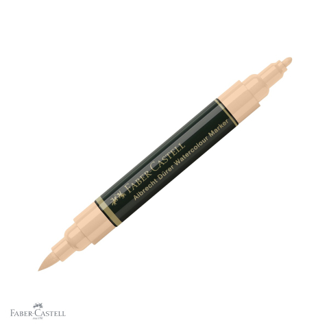 Markere si instrumente de desen artistic - Marker acuarela Faber-Castell Albrecht Durer, culoarea pielii deschis 132, varf dublu pensula si carioca