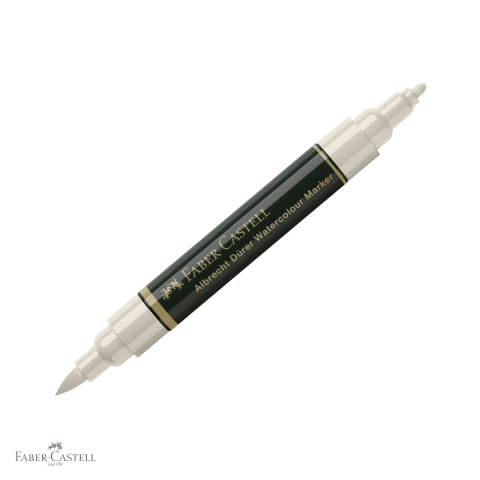 Birotica papetarie - Marker acuarela Faber-Castell Albrecht Durer, gri rece cald 272, varf dublu pensula si carioca
