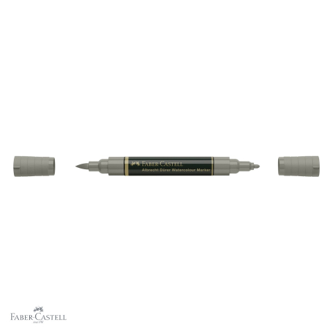 Marker acuarela Faber-Castell Albrecht Durer, gri rece cald IV 273, varf dublu pensula si fetru, pentru schite si pictura [3]