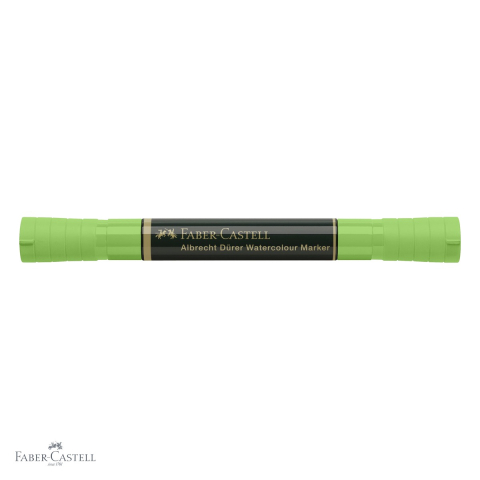 Marker acuarela Faber-Castell Albrecht Durer, verde frunza 112, varf dublu pensula si carioca, pentru schite si pictura acuarela [3]
