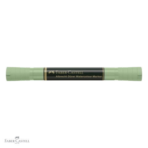 Marker acuarela Faber-Castell Albrecht Durer, verde pamant 172, varf dublu pensula si fetru, pentru schite si pictura [3]