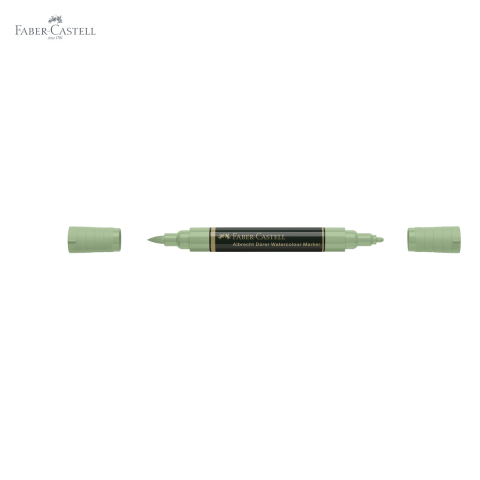 Marker acuarela Faber-Castell Albrecht Durer, verde pamant 172, varf dublu pensula si fetru, pentru schite si pictura [4]
