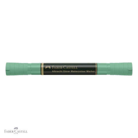 Marker acuarela Faber-Castell Albrecht Durer, verde phtalo 264, varf dublu pensula si fetru, pentru schite si pictura [3]