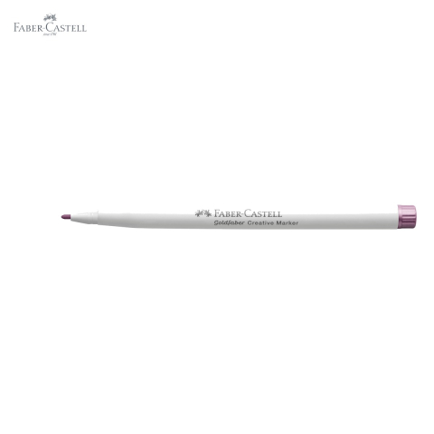 Marker creativ Faber-Castell Goldfaber, varf rotund 1.5mm, violet berry metalizat, cerneala pe baza de apa [4]