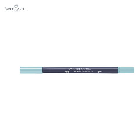 Marker cu 2 capete Faber-Castell Goldfaber, cerneala alcool, turcoaz vintage 311, pentru desen artistic si ilustratie [4]