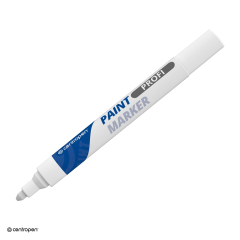Markere speciale pentru desen si arta - Marker cu vopsea Centropen 9210, varf 2.5 mm, vopsea alba