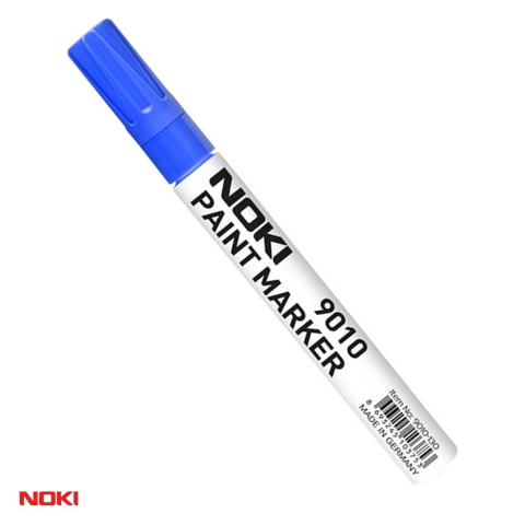 Markere speciale pentru desen si arta - Marker cu vopsea NOKI 9010, varf rotund 2-4 mm, vopsea albastra