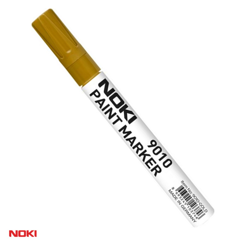 Markere speciale pentru desen si arta - Marker cu vopsea NOKI 9010, varf rotund 2-4 mm, vopsea aurie