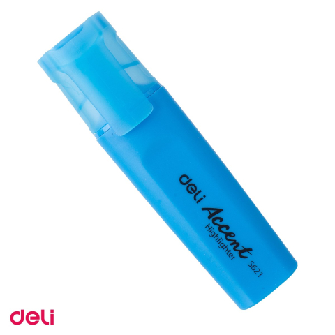 Evidentiatoare textmarker - Marker de 1-5mm, Deli S621 , textmarker accent, scris albastru