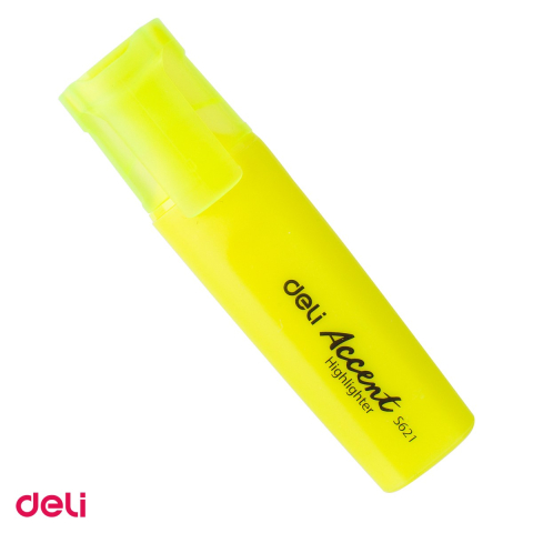 Evidentiatoare textmarker - Marker de 1-5mm, Deli S621 , textmarker accent, scris galben