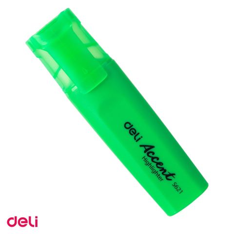Evidentiatoare textmarker - Marker de 1-5mm, Deli S621 , textmarker accent, scris verde