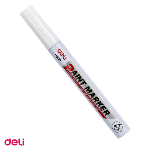 Instrumente de scris - Marker de 2 mm, Deli, vopsea, scris alb