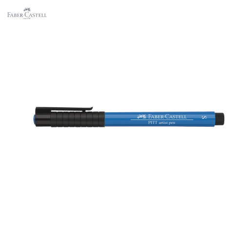 Marker Faber-Castell Pitt Artist Pen, varf S 0.3 mm, cerneala albastru phtalo rezistenta la apa, pentru schite si desen artistic [4]