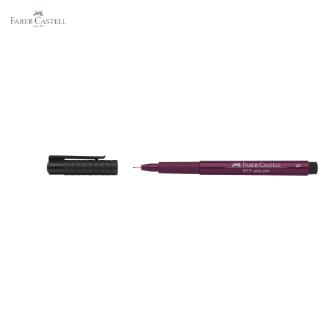 Marker liner Faber-Castell Pitt Artist Pen, varf S 0.3 mm, cerneala magenta rezistenta la apa, pentru schite si ilustratie [4]