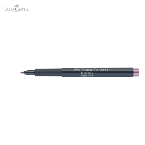 Marker metalic roz berry Faber-Castell, efect nobil, pentru suprafete lucioase si crafting [4]
