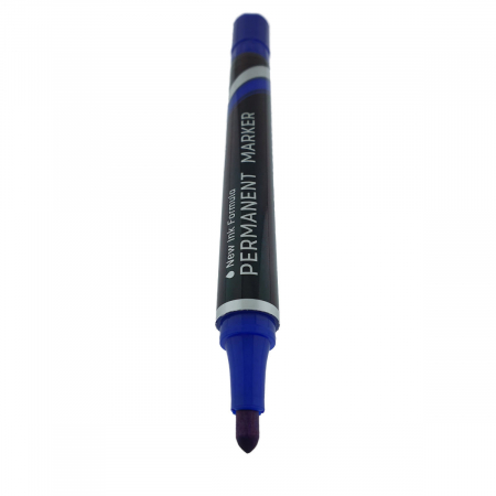 Marker permanent - Marker permanent albastru, THINK U100, cu varf rotund 1.5MM, pentru scriere pe orice suprafata