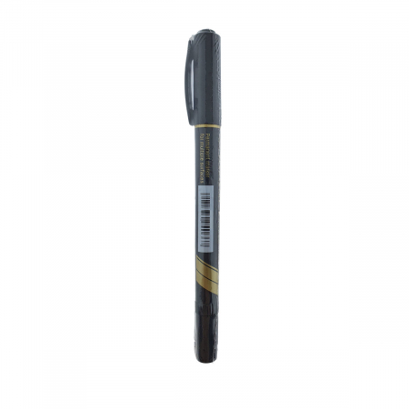 Marker permanent negru cu 2 varfuri, 0.5mm si 1mm, pentru suprafete diverse [4]