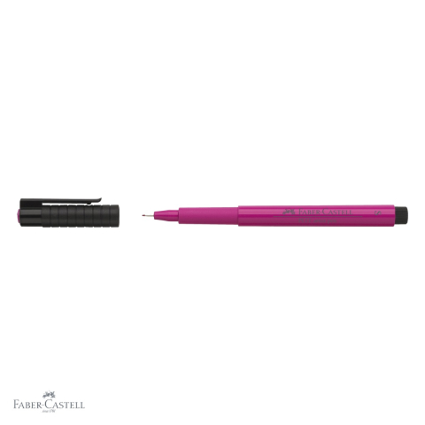 Marker Pitt Artist Pen Faber-Castell, varf S 0.3 mm, cerneala roz purpuriu rezistenta la apa, pentru schite si ilustratie [3]