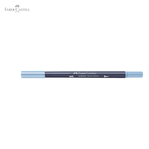 Marker sketch 2 capete Faber-Castell Gold Faber, cerneala alcool bleu porumbel inchis 453, pentru desen artistic [4]