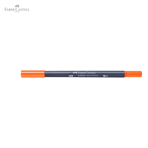 Marker sketch 2 capete Faber-Castell Gold Faber, portocaliu cadmium inchis 115, cerneala alcool pentru desen artistic [4]
