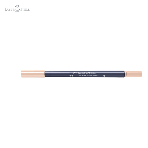 Marker sketch 2 capete Faber-Castell Goldfaber, cerneala alcool, culoare nisipiu 281, pentru desen artistic [4]