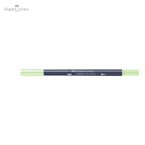 Marker sketch 2 capete Faber-Castell Goldfaber, cerneala alcool, culoare vernil pamantiu deschis 314, pentru desen artistic [4]