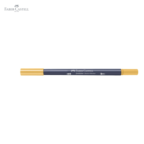 Marker sketch 2 capete Faber-Castell Goldfaber, ocru deschis 183, cerneala alcool, pentru ilustratie si design [4]