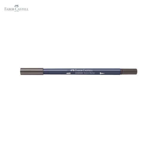 Marker sketch 2 capete Faber-Castell Goldfaber, sepia inchis 175, cerneala alcool, pentru desen artistic [4]