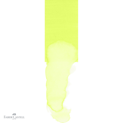 Marker solubil 2 capete Faber-Castell Goldfaber, varf pensula si varf fin 0.4 mm, galben lime 206 [3]