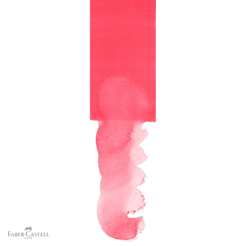 Marker solubil 2 capete Faber-Castell Goldfaber, varf pensula si varf fin 0.4 mm, rosu aprins 122 [3]