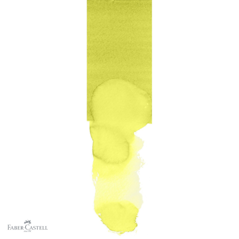 Marker solubil cu doua capete Faber-Castell Goldfaber, varf pensula si varf fin 0.4 mm, verde mai galbui 370 [3]