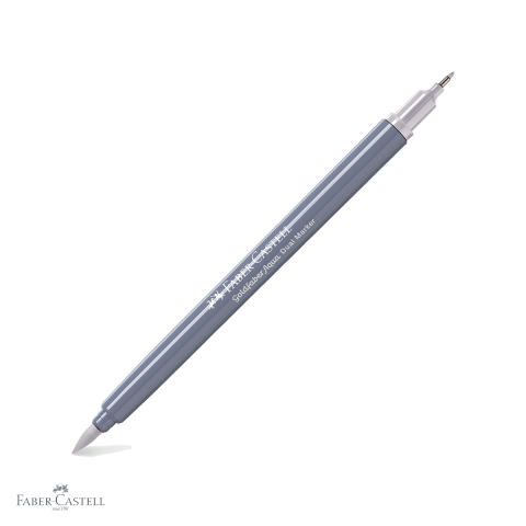 Markere si instrumente de desen artistic - Marker solubil cu doua capete Faber-Castell Goldfaber, violet titan deschis 277, pentru desen si ilustratie