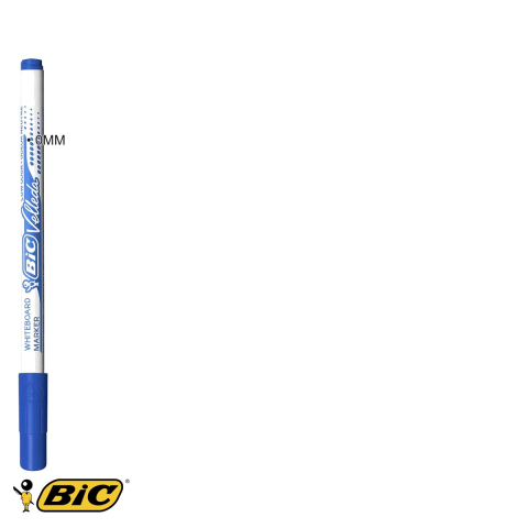 Marker whiteboard Bic Velleda 1721, varf fin 1.0mm, cerneala albastra pe baza de alcool, pentru tabla alba [2]