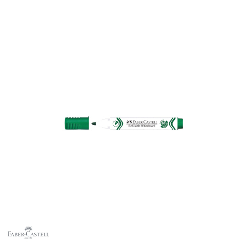 Marker whiteboard Faber-Castell W20, varf 2,25 mm, cerneala pe baza de alcool, culoare verde [3]