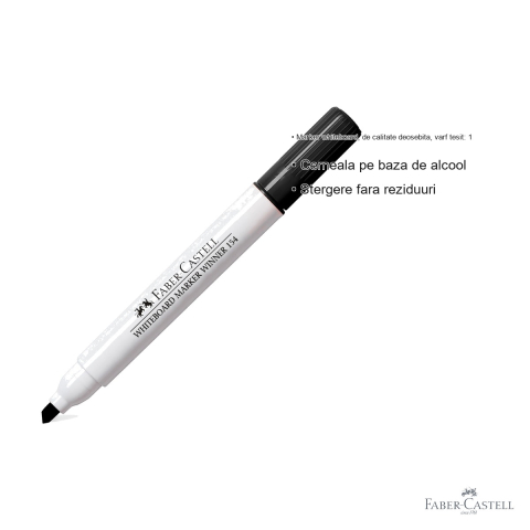 Marker whiteboard Faber-Castell Winner 152, varf tesit, cerneala pe baza de alcool, pentru tabla alba [2]