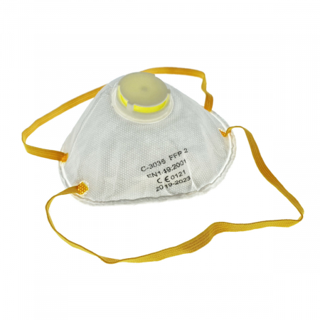 Masca de protectie FFP2, C-3035, FS-12645,anti-praf si anti aerosoli pe baza de apa si ulei, alba [1]