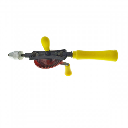 Masina de gaurit manuala, lungime 355mm, cu manere din plastic si mandrina metalica 10 mm [3]