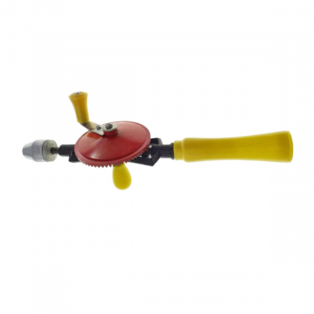 Masina de gaurit manuala, lungime 355mm, cu manere din plastic si mandrina metalica 10 mm [2]