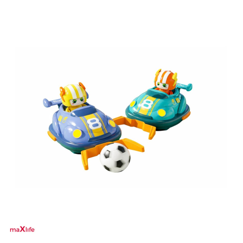 Jucarii - Masinuta Maxlife cu telecomanda Bumper MXRC-700 soccer, 500 mAh, 2 x AA, Mov