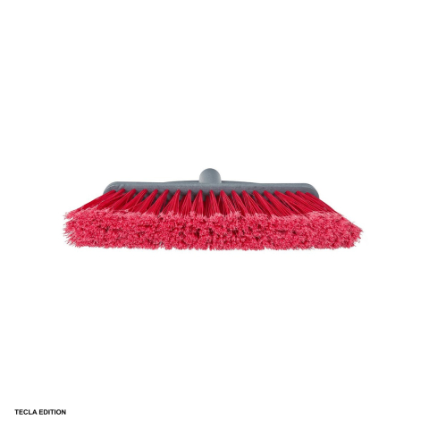 Matura compacta din plastic cu fir de 13 cm, peri duri pentru praf si murdarie, compatibila cu cozi standard [3]