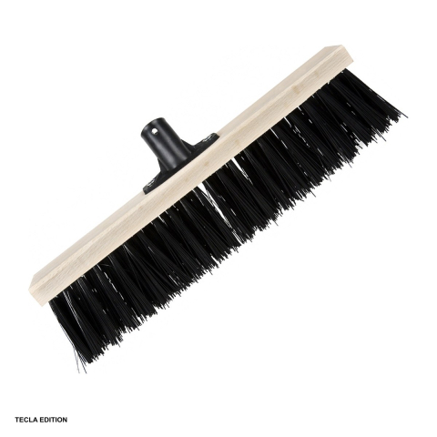 Perii si maturi - Matura de exterior 40 cm cu peri duri, pentru praf, nisip, frunze si pietris, compatibila cu coada cu filet universal