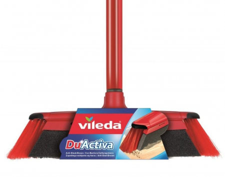 Perii si maturi - Matura Vileda DuActiva 09575, perie si burete, cu coada