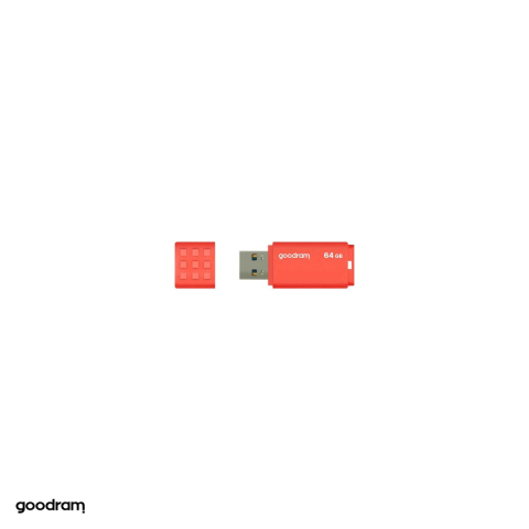 Memorii USB 3.X - Memorie USB 128 GB GoodRAM UME3, USB 3.0, viteza citire 60 MB/s, USB-A, viteza scriere 20 MB/s, portocaliu