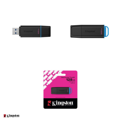 Memorie USB 128 GB Kingston Exodia G2, USB 3.2, 3.2 gen 1, 3.1 (gen. 1), 3.0, albastru [3]