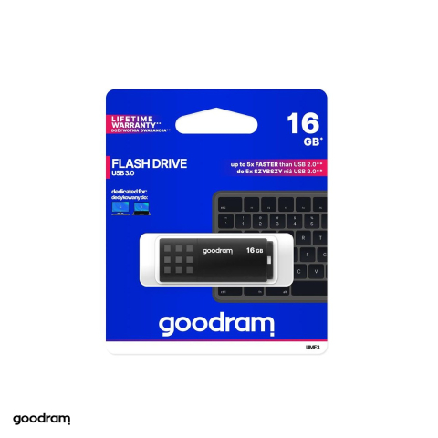 Memorie USB 16 GB GoodRAM UME3, USB 3.0, negru [3]