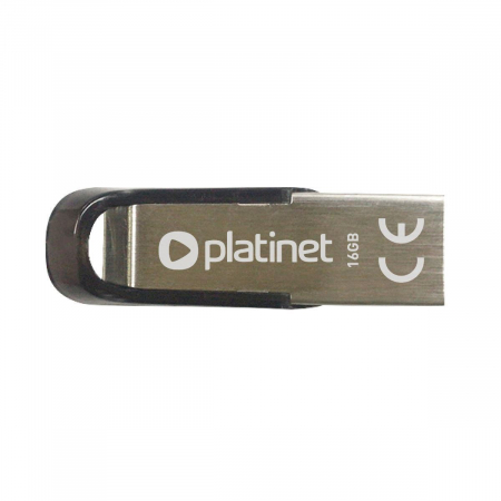 Medii de stocare - Memorie USB 2.0 Platinet 16Gb, S-Depo 44846, din metal, impermeabila
