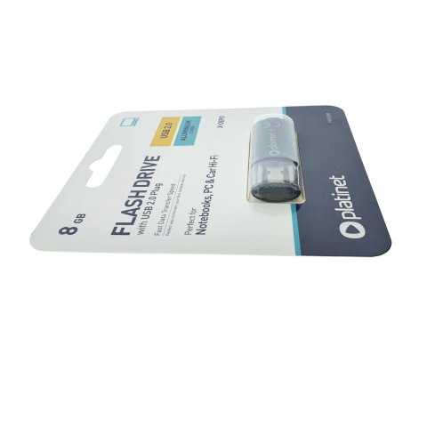 Memorie USB 2.0 Platinet, 8Gb, X-Depo 40943, cu capac, neagra [4]