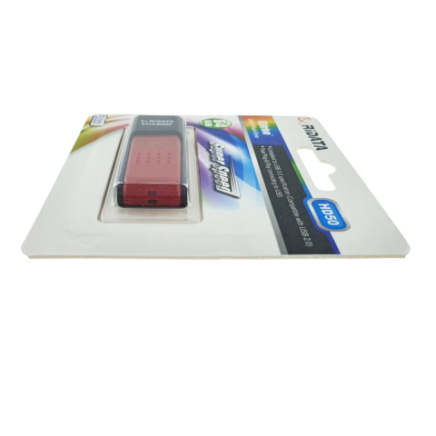 Memorie USB 3.0 Flash Drive RiDATA 64GB, EZdrive HD50, conector retractabil, rosu [3]